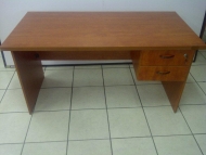 Cherry desk with 2drawer fitted pedestal